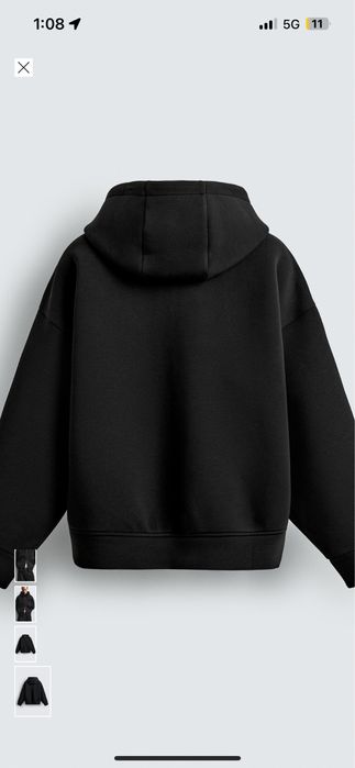 Zara boxy fit суичър(scuba)