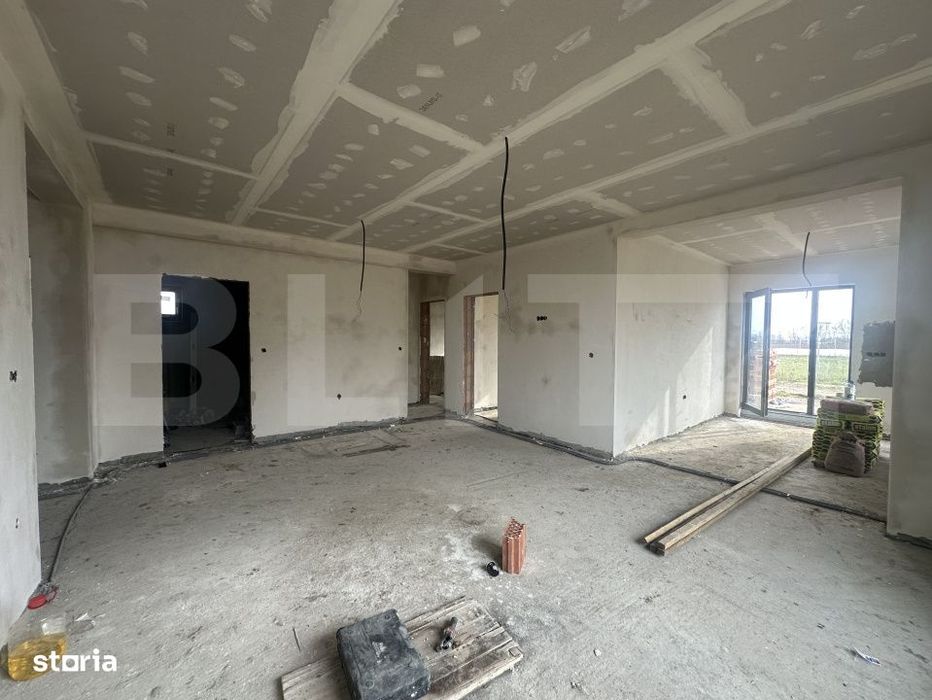 Casa individuala – 126 mp utili | Teren 520 mp | Zona Paulesti