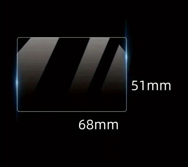 Folie sticla display aparat foto 51 x 68 mm