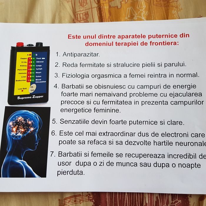 Teslatron aparat de terapie in cimp electrostatic