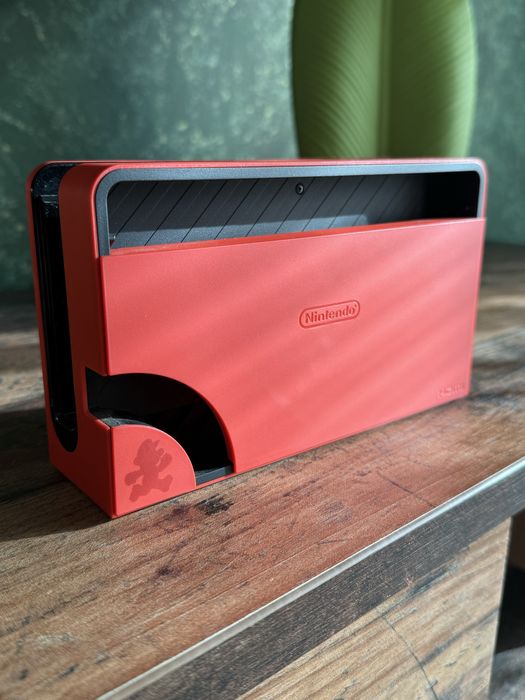 Nintendo Switch OLED Red Edition + Pro Controller + Cases | Like New