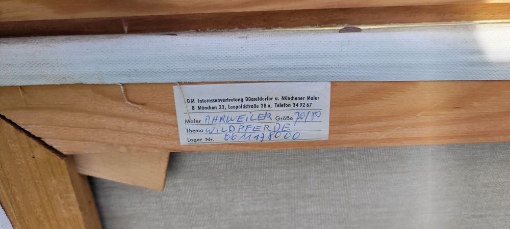 Tablou pictat pe panza semnat