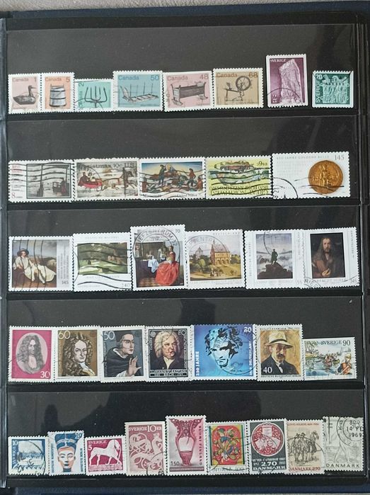 1000 различни пощенски марки за 30€, Религия и Изкуство,стара Унгария