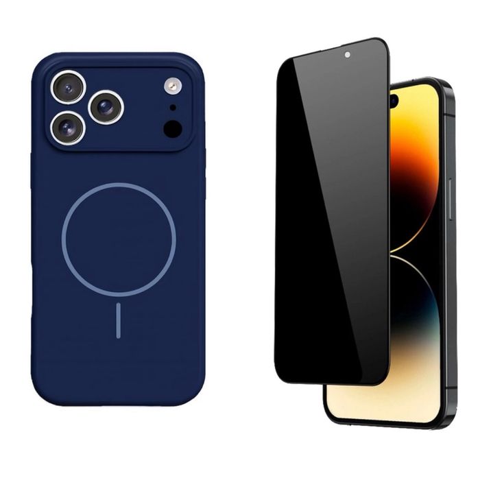 Iphone 17 17 AIR PRO MAX Husa Magnetica  + Folie Sticla Esd Privacy