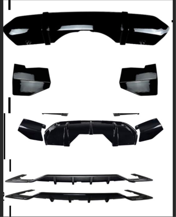 Prelungire Lip Extensie Difuzor Bara Spate BMW M-tech