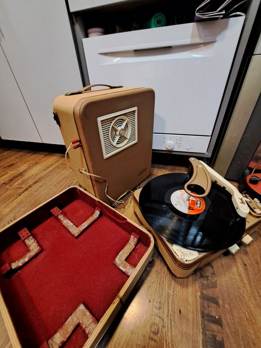 Dual picup de epoca anii 50 pe lamp  functional