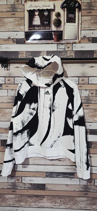 Adidas L-дамски къс суичър (А-294)