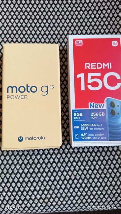 Motorola g15 power 8/ 256. Чисто нов.