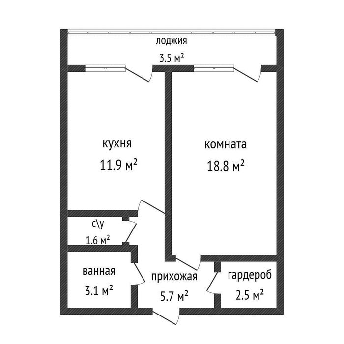 Продажа 1-комнатной квартиры