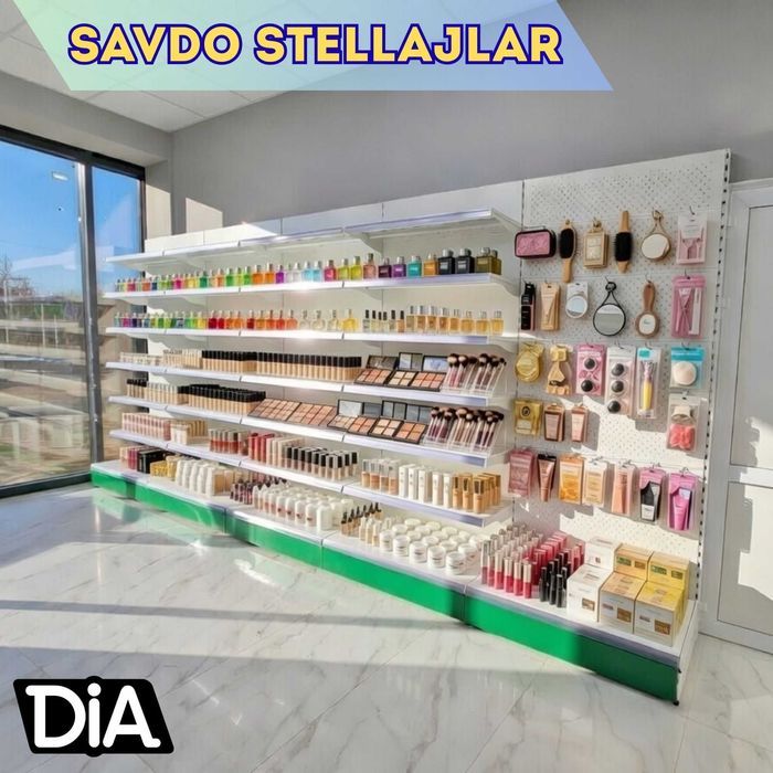 Стеллаж металлический торговый, polkalar savdo tokcha