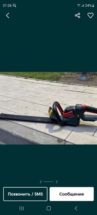 Продам кусторез новый