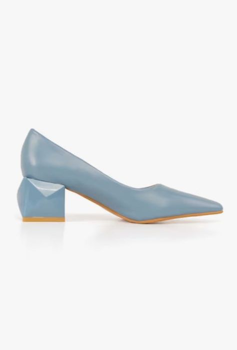 Pantofi Cu Toc De Dama Havy, Albastru, 36 EU