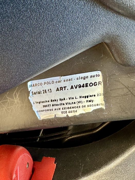 Продам автокресло inglesina