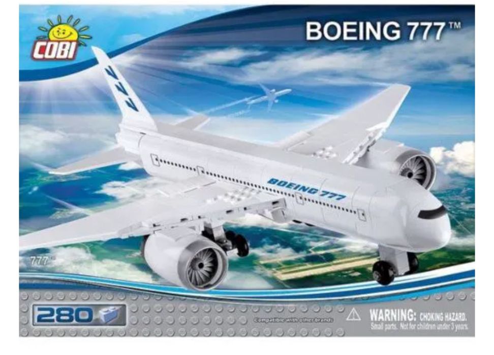 Конструктор COBI: Самолет BOENG-777, 280 дет.