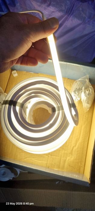 BRIMETI Bandă LED Impermeabilă 15M IP65 – Alb neutru 4000k