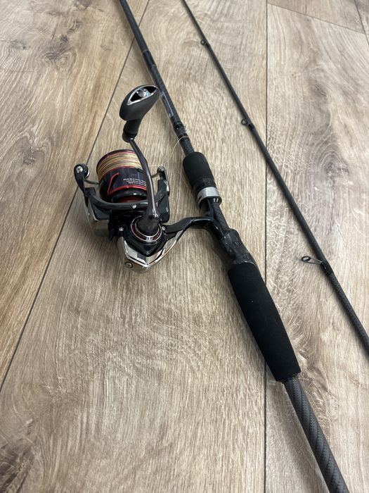 Vand lanseta spinning Okuma PCH Air 2,25 m actiune 5,21 g cu mulineta Daviva Fuego LT-C 3000 - IMPECABILE