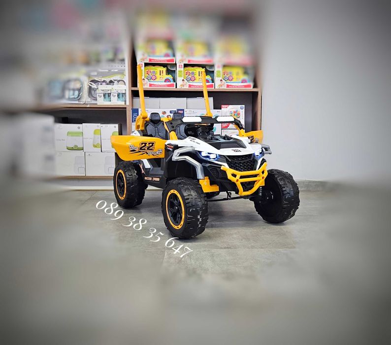 ТОП ЦЕНА!НОВО!Акумулаторен джип ARIZONA с 24V батерия,EVA гуми,4x4,USB
