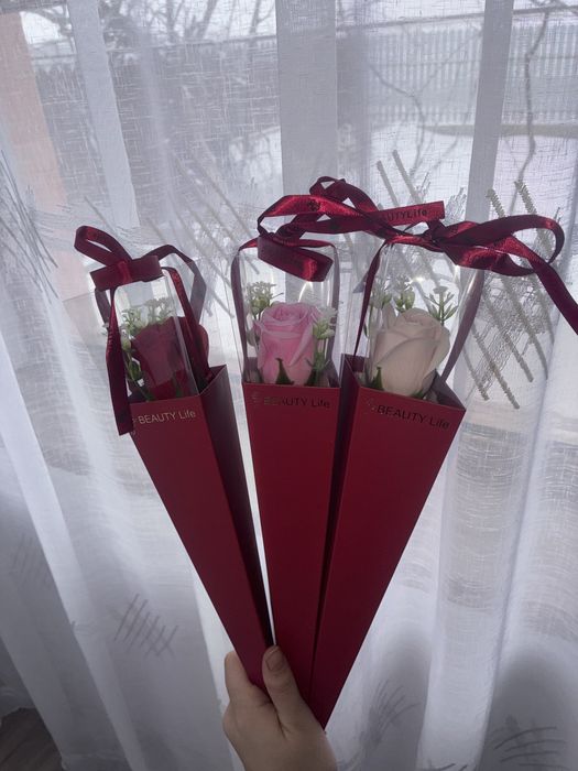 Buchete trandafiri de sapun