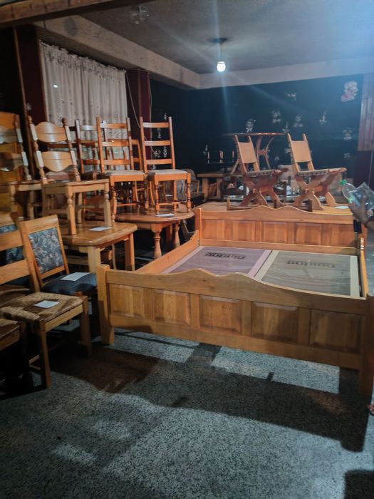 Дъбова спалня с регулираща се подматрачна рамка