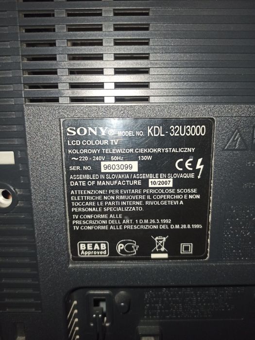 Продам телевизор SONY BRAVIA