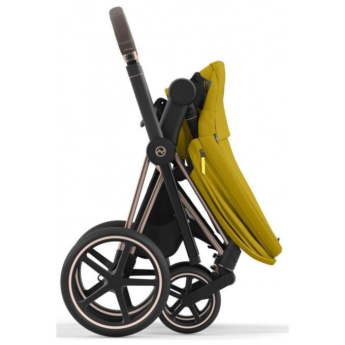 Детска количка Cybex priam 4 Lux Mustard yellow