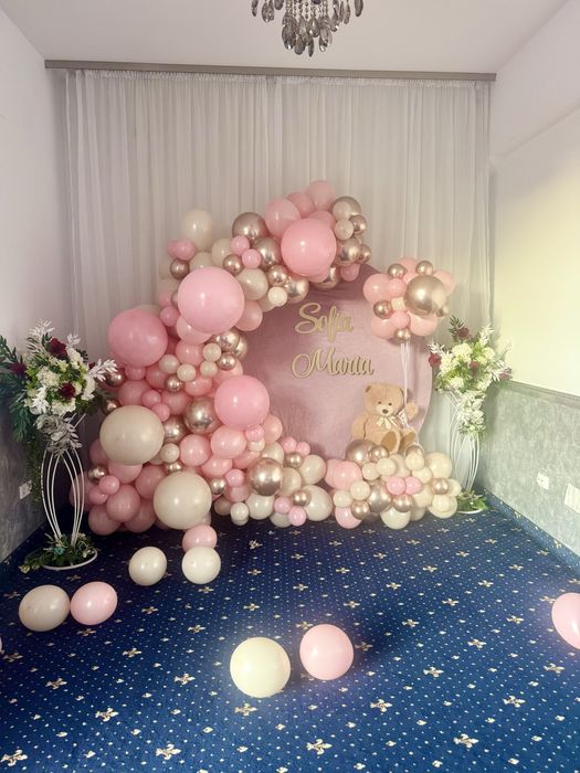 Decor din baloane/oglinda foto
