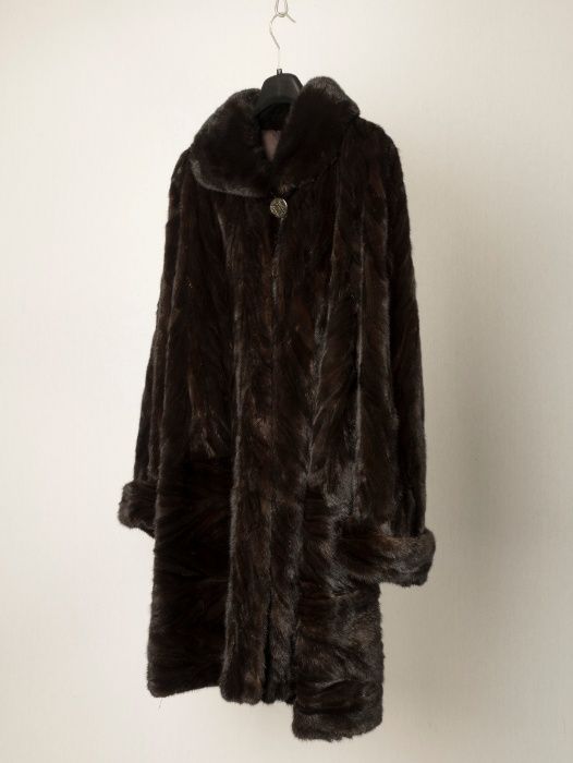 Haina de blana de Nurca bruna / Dasco / blana 100% naturala