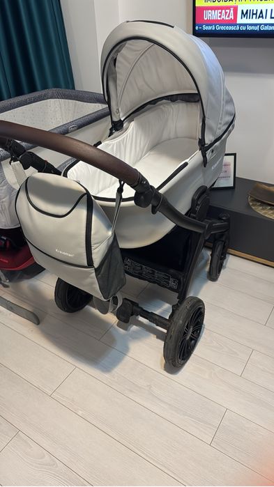 Krausman – Carucior 3 in 1 Rider Soft Light Grey – Testat ADAC