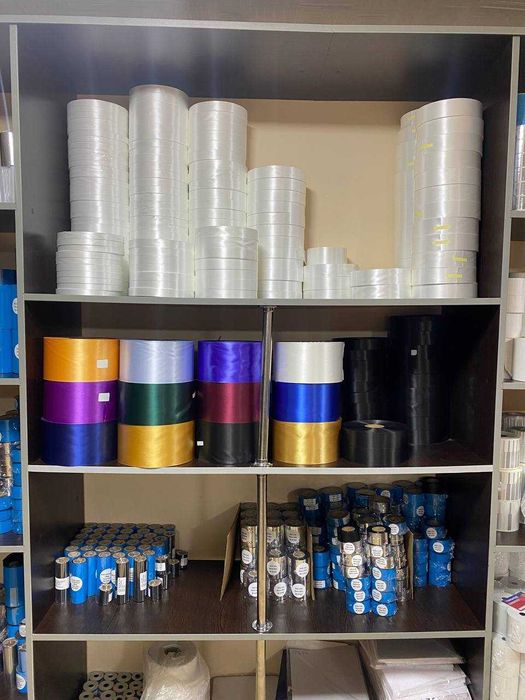 Рангли Сатин Нейлон ва риббонлар оптом нархда