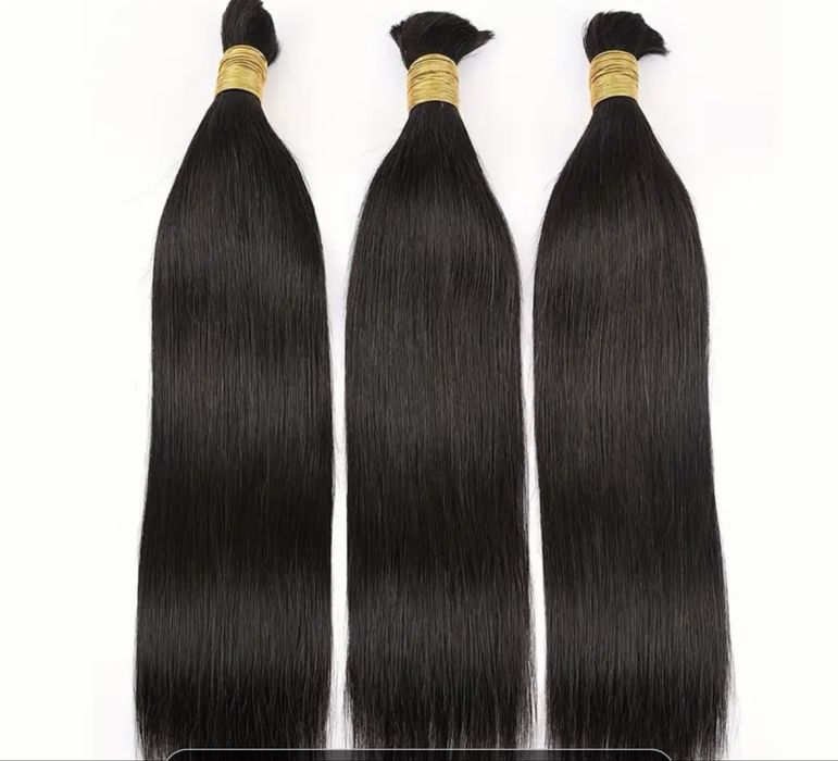 100% Бразилска естествена права коса 50гр Дължина 66см Remy