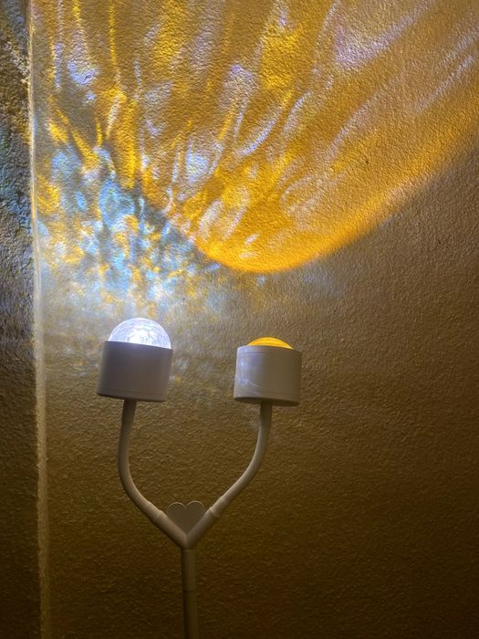 Торшер с эффектом заката, океанских волн