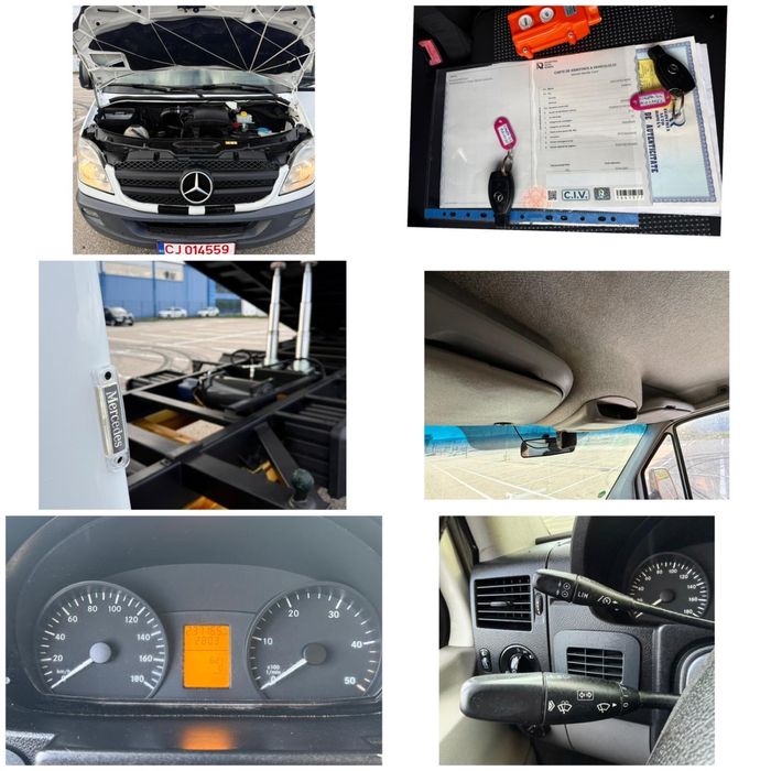 Mercedes Sprinter Basculabil 519 518 419 418 Iveco Daily 35c15 50c15 17 18 21 VW LT Ford Fiat Atego Renault nu 516 515 413 416