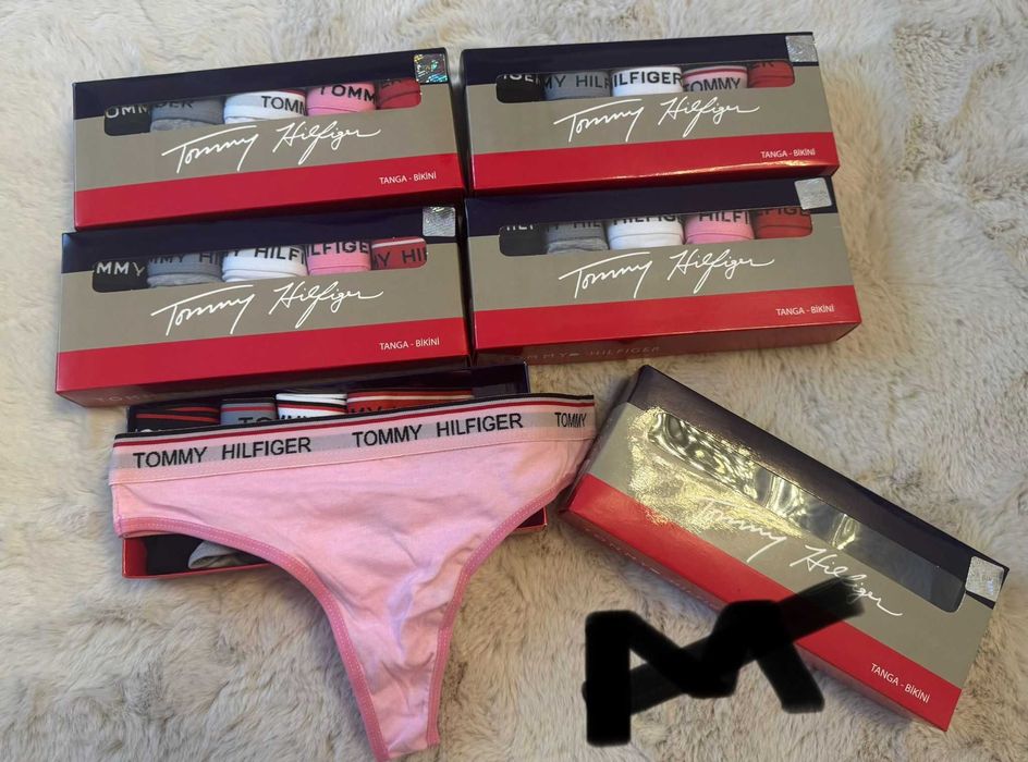 Set lenjerii dama bikini si normali 65-70 lei VS, CK, Tommy