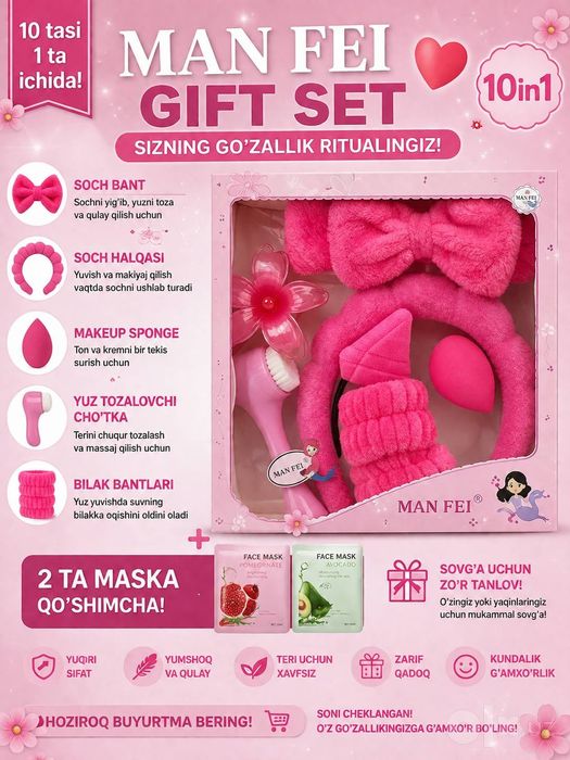 Sovg'a uchun Box 10tasi 1da