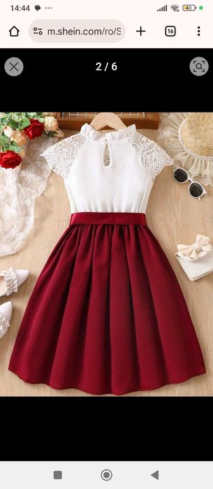 Rochie fete Shein 8 ani, 9 ani, 10 ani, 10 ani, 11-12 ani.