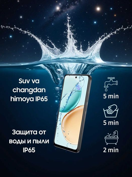 Honor X7d smartfon arzon narxda, 8+8/256.