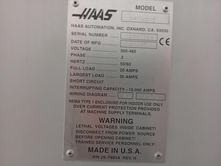 Freza cnc Hass ,VF4