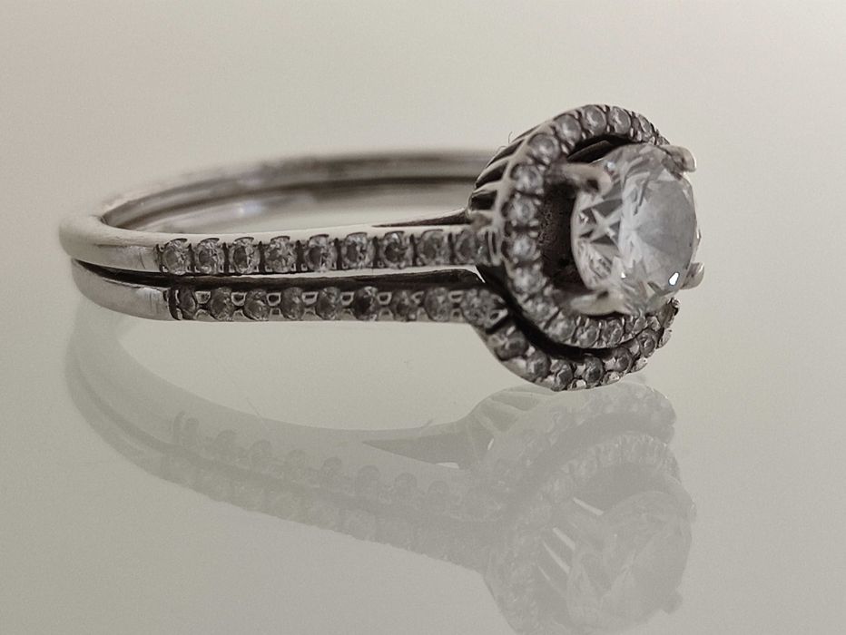 Inel 14k diamante naturale 1.10ct oferta Black Friday!