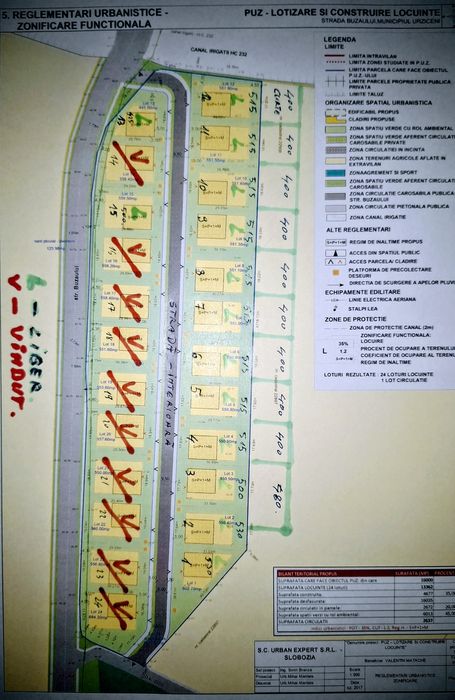 Urziceni - loc de casă ,ocazie investiție,cartier nou 24 locuri casă.