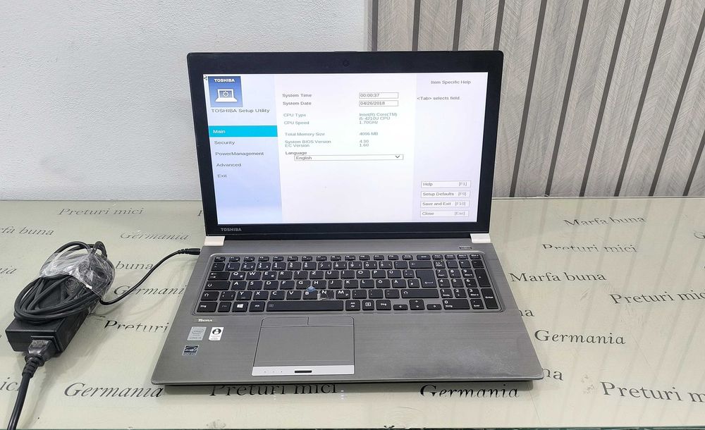 Laptop core i5 4th - Toshiba Satellite S50-B - functional perfect