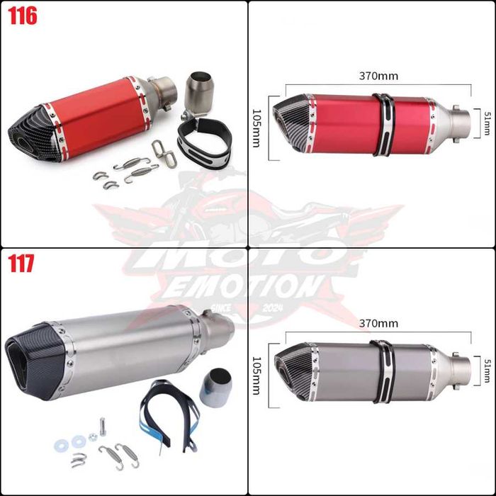 Гърне Ауспух за Мотоциклет Мотор