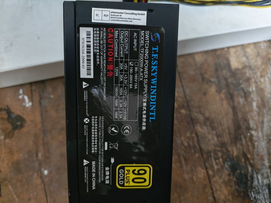 Майнинг риг 10x RX 6600 Pulse Идеален за Солари