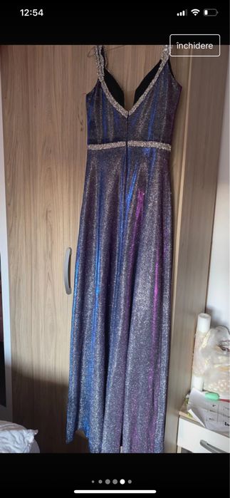 Rochie superba cu sclipici cromatic