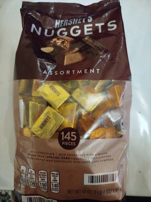 Шоколадные конфеты Hershey’s Nuggets