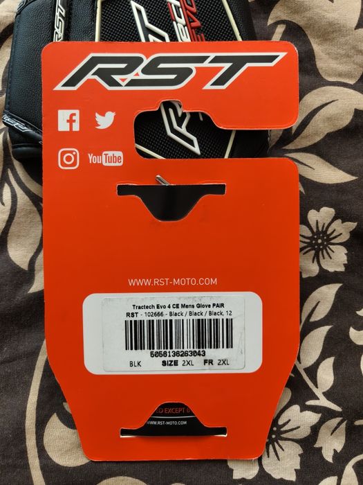 Кожени ръкавици за мотор RST Tractech Evo 4