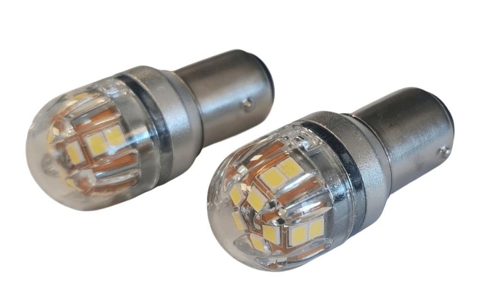 Крушки Лед 2 бр. Canbus P21/5W BAY15d 12/24V