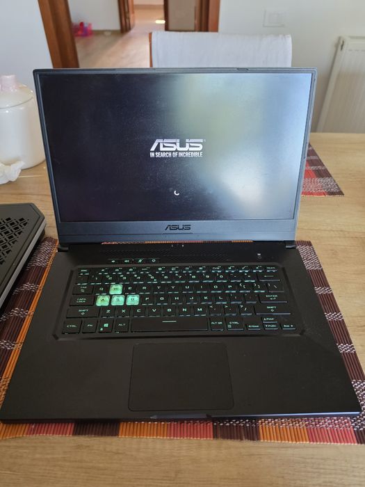 Laptop ASUS TUF Dash F15,Cooler extern Rampage si mouse Logitech G305