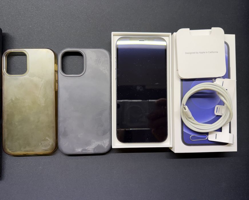 iPhone 12 64GB Negru,77% sanatate baterie