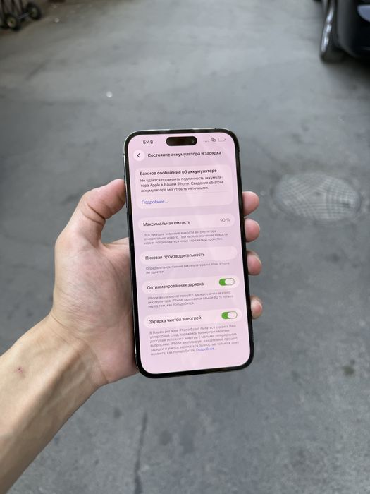 Iphone 14promax 128gb 90% yomks karobka bor