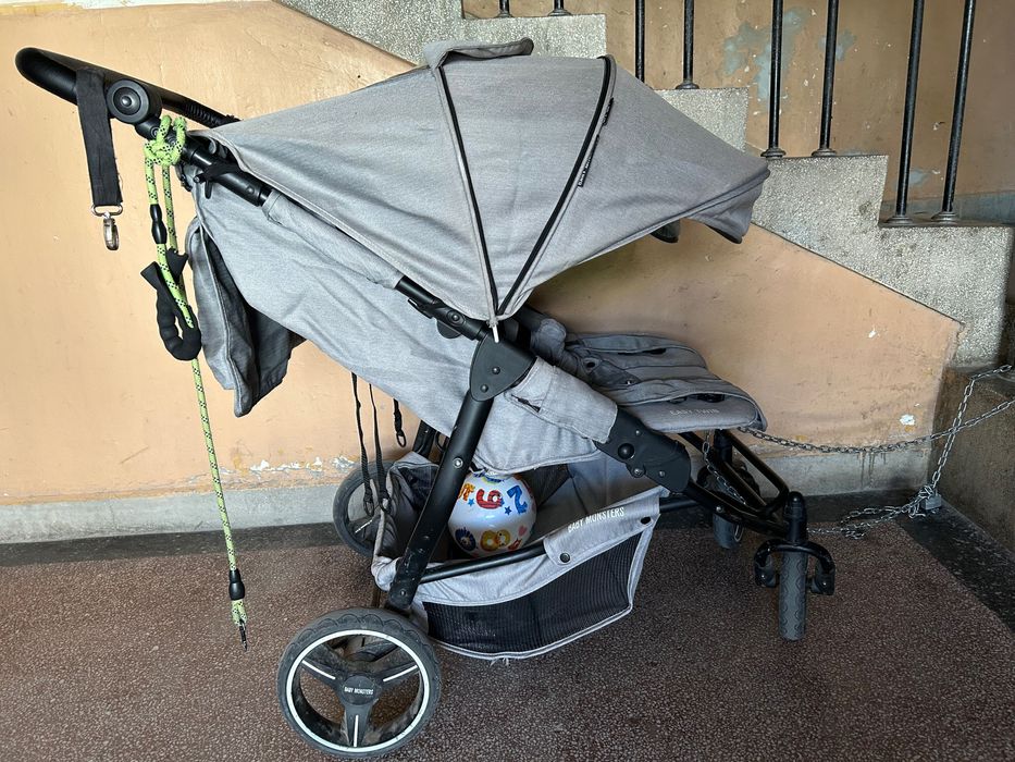 Количка за близнаци Baby Monsters Easy Twin Helsinki Special Edition